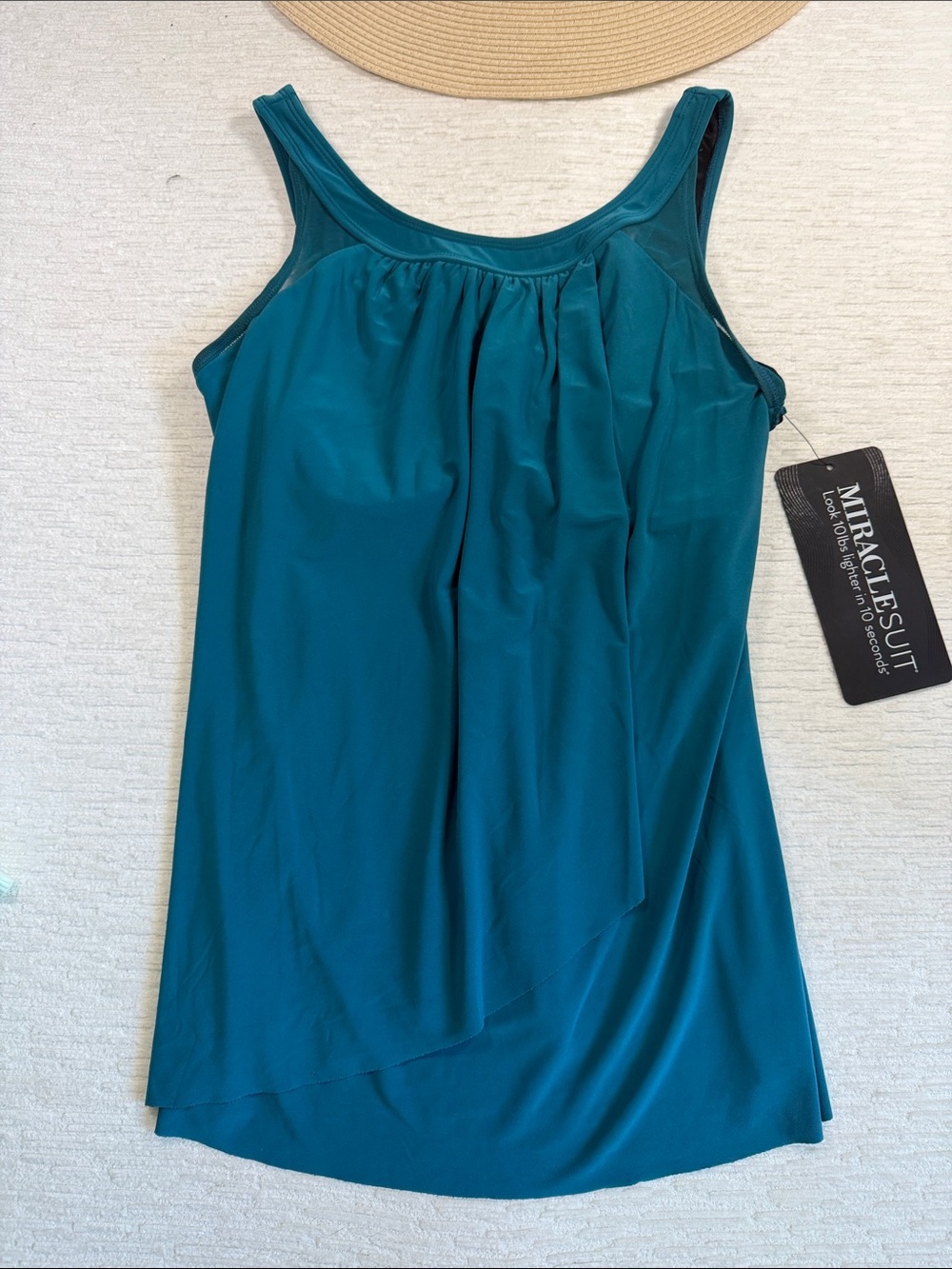 Miraclesuit Women's Illusionists Ursula Tankini Top NWT